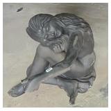 LADY STATUE, COMPOSITE, HEAVY