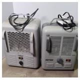 (2) ELECTRIC HEATERS