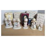 (10) PRECIOUS MOMENTS, BOXES HAVE FIGURINES