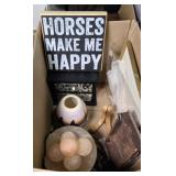 SALT LAMP, SMALL JEWELRY BOX, MORE