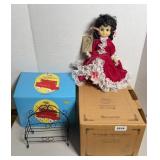 DOLL WAGON, FURNITURE & DOLLS