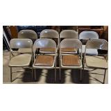 (8) FOLDING CHAIRS
