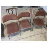 (4) FOLDING CHAIRS