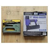 BRAD NAILER & STAPLE GUN