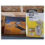 GREASE GUN & CENTRAL PNEUMATIC SPRAY GUN