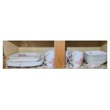 SERVICE FOR 8 CORELLE VITRELLE DISHES
