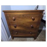 (3) DRAWER ANTIQUE DRESSER