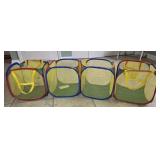 (4) CHILDS COLORFUL HAMPERS