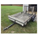 8 FOOT DROP GATE TRAILER