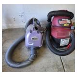 MINI SHOP VAC & SHARK VACUUM