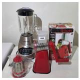 BLENDER & (2) FOOD SLICER