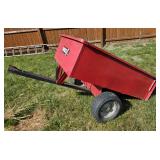 HUSKEE 17 CU FT DUMP CART