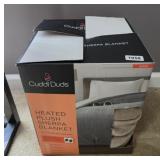CUDDL DUDS HEATED SHERPA BLANKET