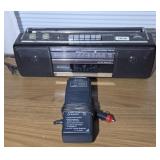 SONY BOOMBOX & COBRA PORTABLE RADIO