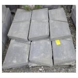 (14) ANGLED PAVERS (APPROX 19 SQUARE FEET)