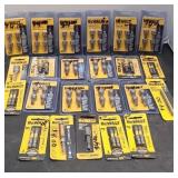 (20) DEWALT BIT & HOLDERS