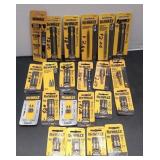 (20) DEWALT BITS & HOLDERS NEW