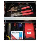 CUTTERS, RIVET GUN & ASSTD TOOLS