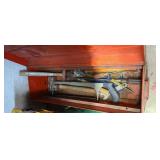 HAMMERS, TOOLS, LARGE TOOL BOX