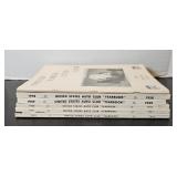 (5) USAC YEARBOOKS 1958-1962