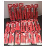 (20) MILWAUKEE DRILL BITS, NEW