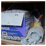 TRASH BAGS 1/2 FULL
