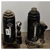 (2) 6 TON BOTTLE JACKS