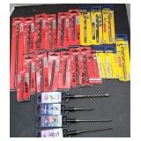 (20) IRWIN & MILWAUKEE DRILL BITS, NEW