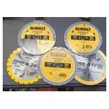 (8) DEWALT BLADES 7 1/4 INCH