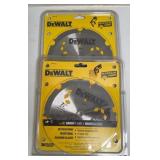 (2) DEWALT 7 14 INCH SAW BLADES