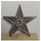 (12) CAST IRON STARS 4 1/2 INCH
