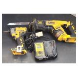 DEWALT CORDLESS RECIPROCATING SAW & DRILL,