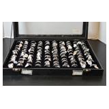 (90) STEEL RINGS W/ DISPLAY