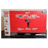 MILWAUKEE HAMMER DRILL W/ BATTERY, CHARGER, NEW
