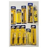 (10) IRWIN DRILL BITS