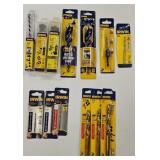 (12) IRWIN DRILL BITS