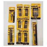 (10) DEWALT BITS & HOLDERS