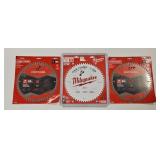 (3) MILWAUKEE SAW BLADES 10 INCH