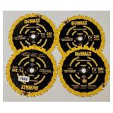 (4) 7 1/4 INCH SAW BLADE