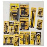 (14) DEWALT BITS & HOLDERS
