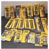 (20) DEWALT BITS & HOLDERS