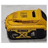 DEWALT 20V BATTERY 4AH