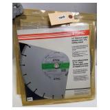 (2) STIHL DIAMOND, 12 INCH BLADE