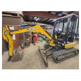 JCB MINI EXCAVATOR, MODEL 8029 CTS, RUNS & DRIVES