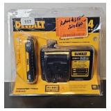 DEWALT 20 VOLT BATTERY & CHARGER OPENED PKG