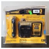 NEW DEWALT 20 V BATTERY & CHARGER