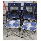 (2) GCI STOW AWAY ROCKERS W/ FOOT RESTS