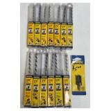 (12) IRWIN DRILL BITS