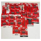 (20) MILWAUKEE DRILL BITS