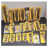 (20) DEWALT BITS & HOLDERS NEW